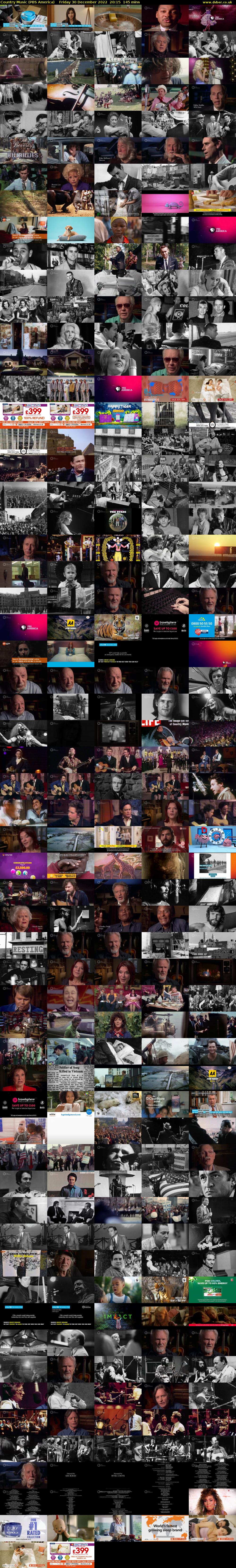 Country Music (PBS America) Friday 30 December 2022 20:15 - 22:40