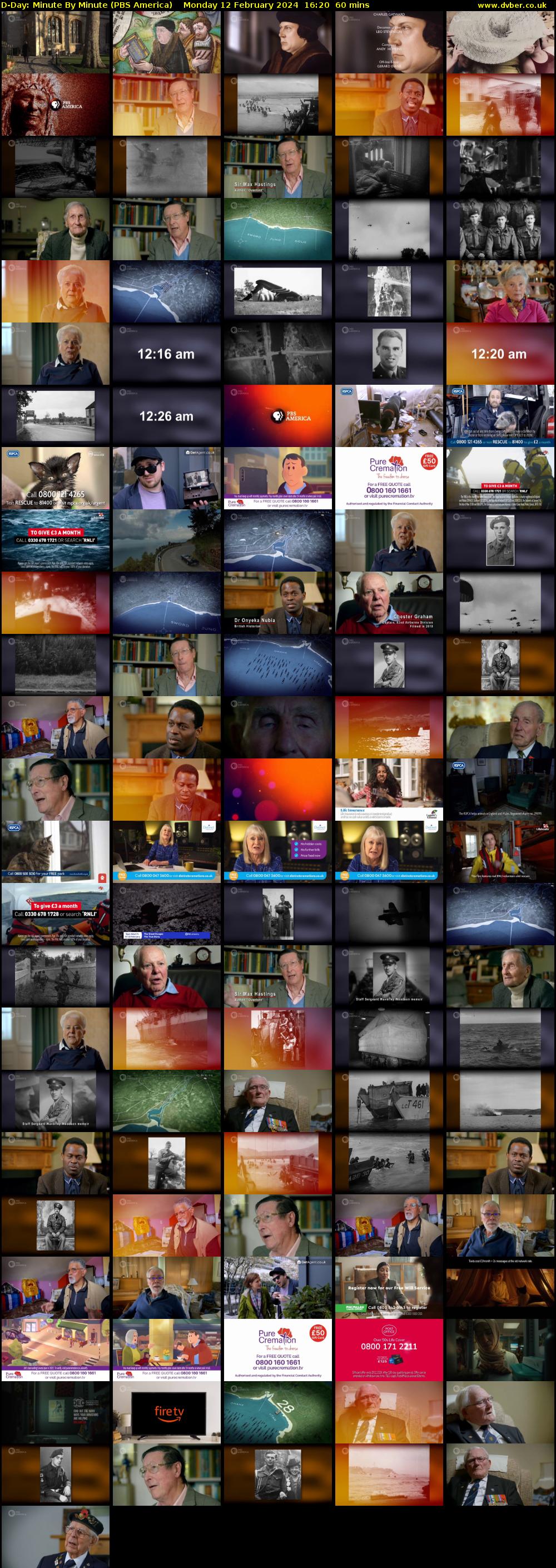 D-Day: Minute By Minute (PBS America) Monday 12 February 2024 16:20 - 17:20