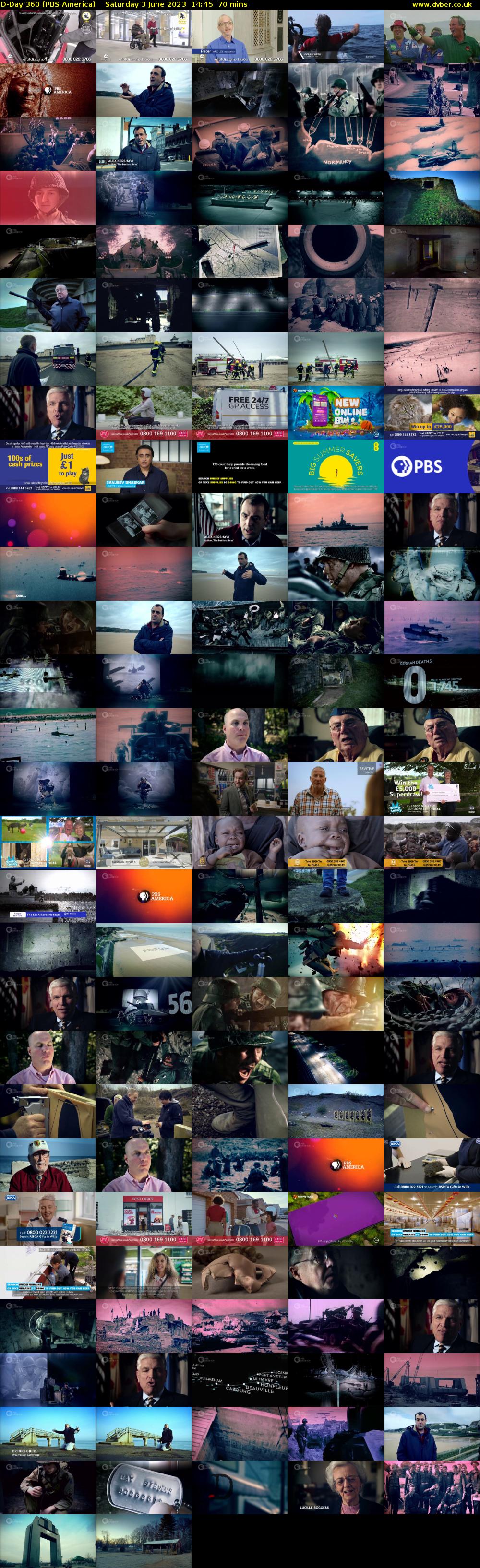 D-Day 360 (PBS America) Saturday 3 June 2023 14:45 - 15:55