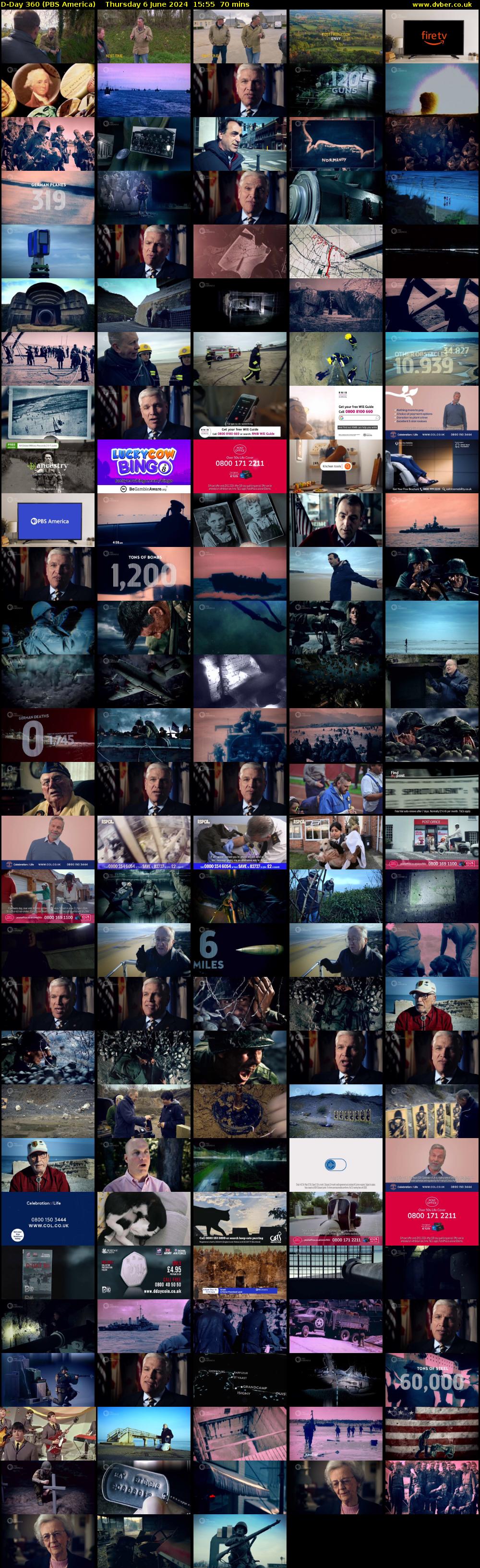D-Day 360 (PBS America) Thursday 6 June 2024 15:55 - 17:05
