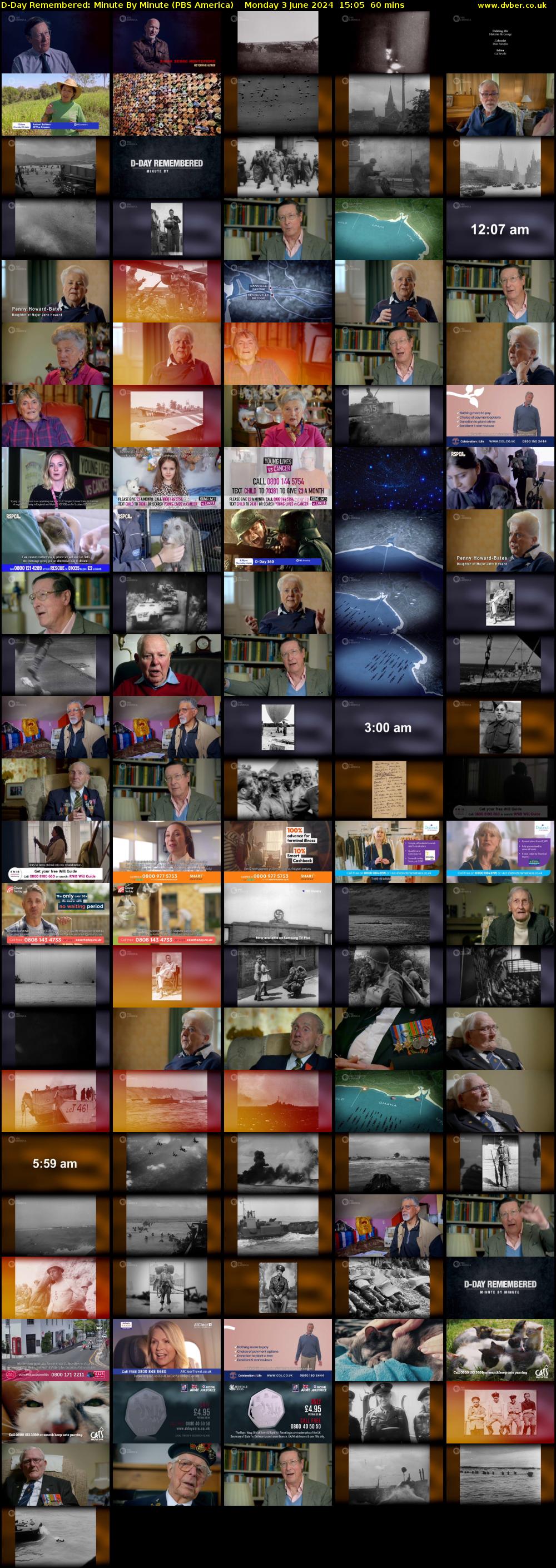 D-Day Remembered: Minute By Minute (PBS America) Monday 3 June 2024 15:05 - 16:05