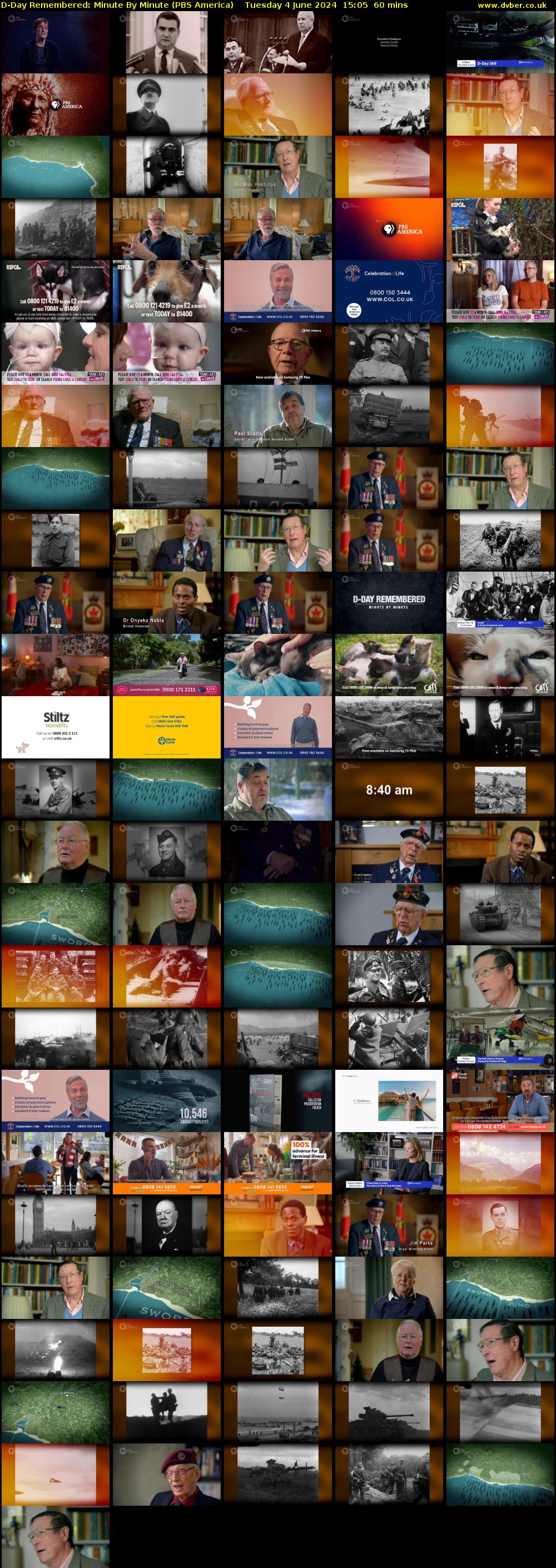 D-Day Remembered: Minute By Minute (PBS America) Tuesday 4 June 2024 15:05 - 16:05