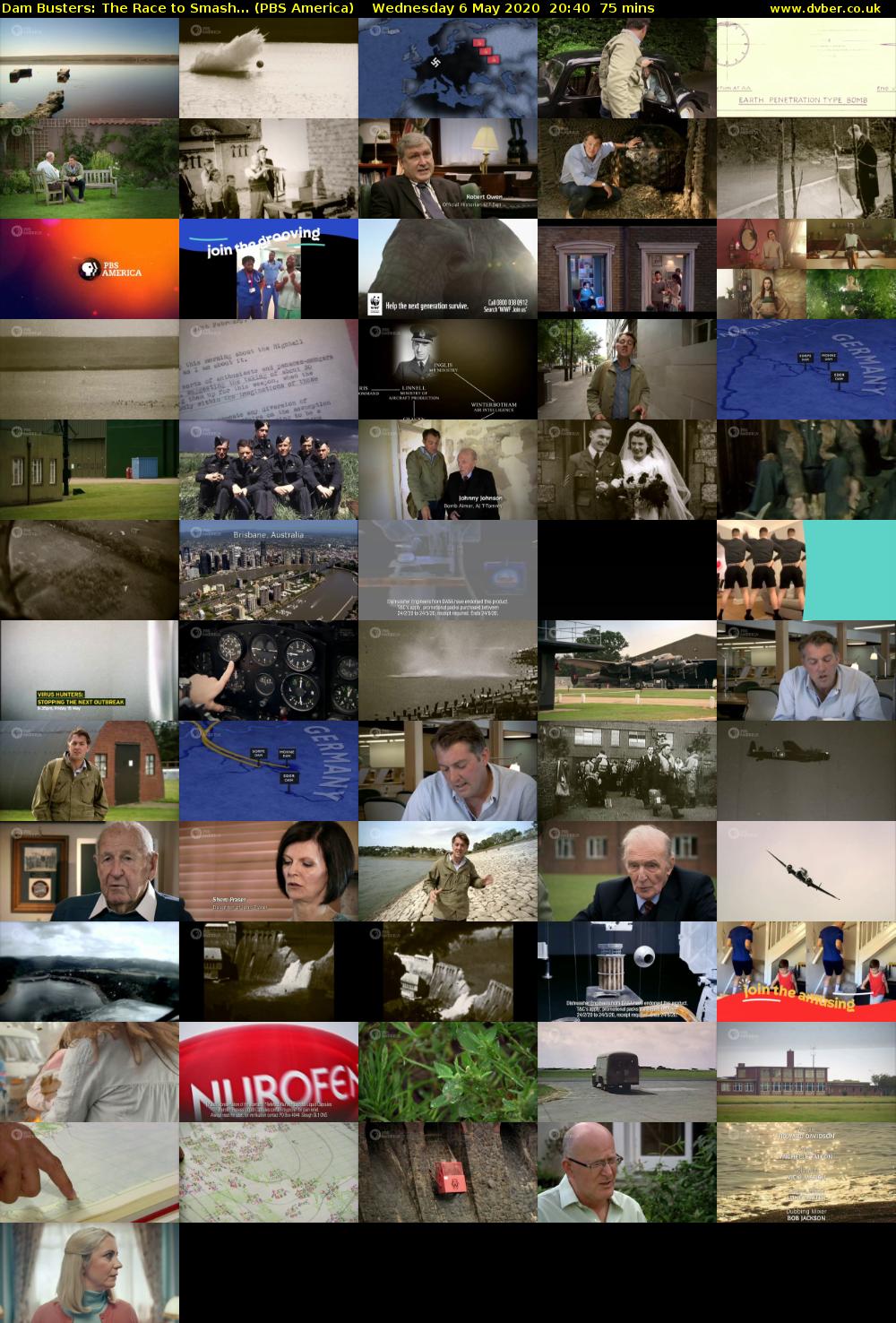 Dam Busters: The Race to Smash... (PBS America) Wednesday 6 May 2020 20:40 - 21:55