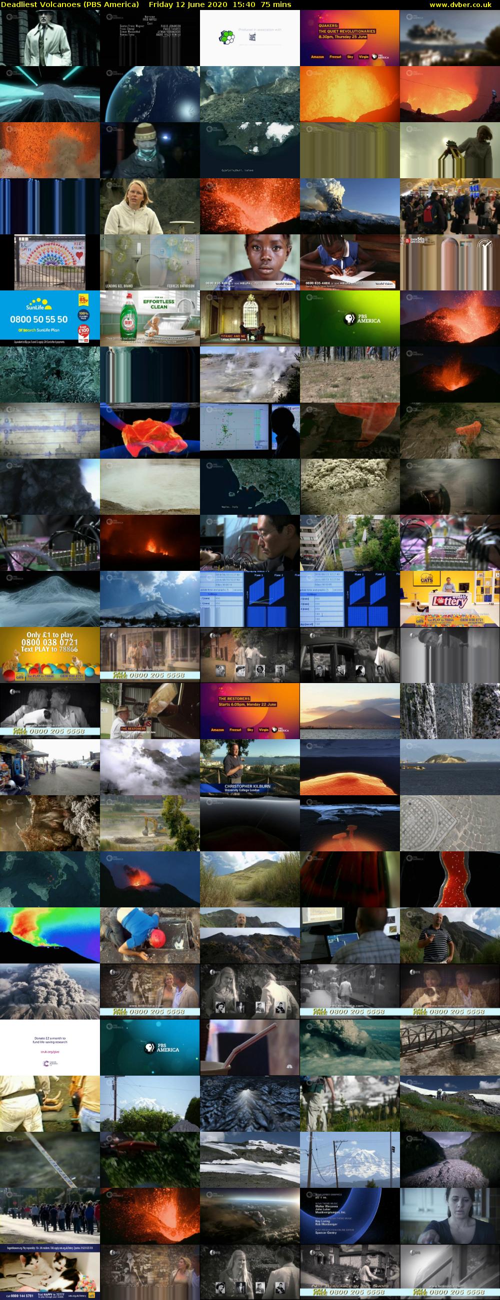 Deadliest Volcanoes (PBS America) Friday 12 June 2020 15:40 - 16:55