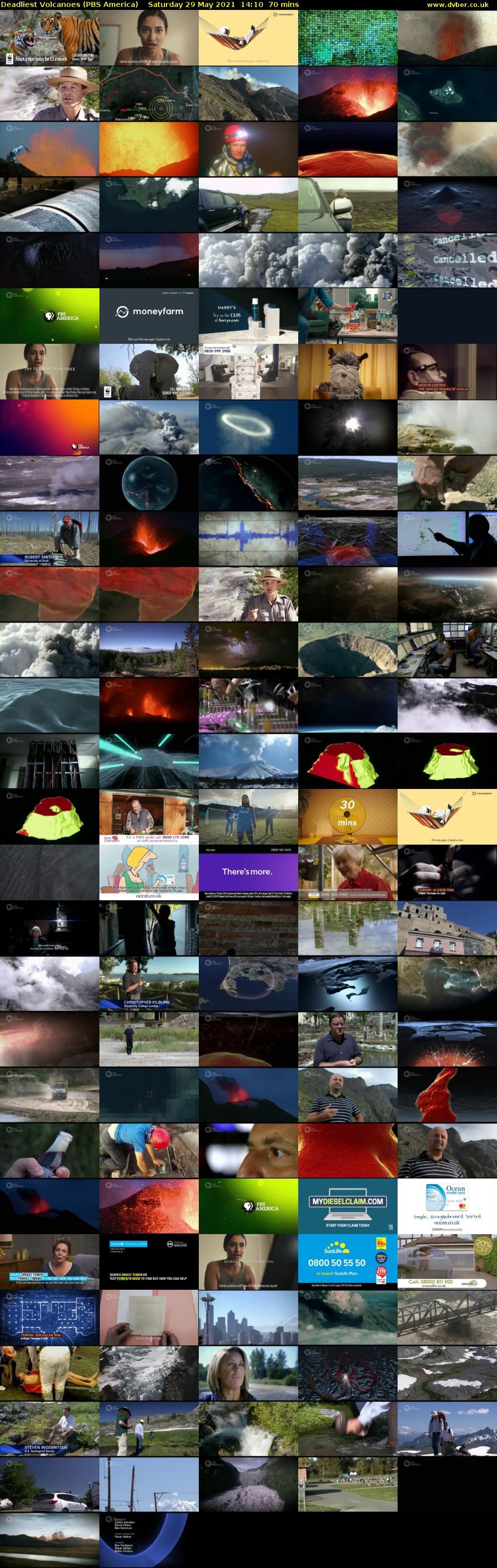 Deadliest Volcanoes (PBS America) Saturday 29 May 2021 14:10 - 15:20