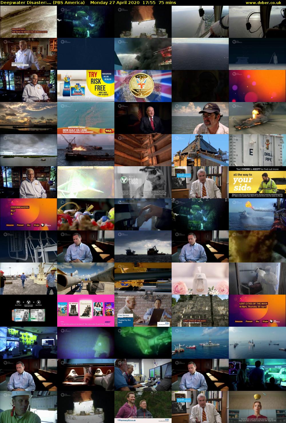 Deepwater Disaster:... (PBS America) Monday 27 April 2020 17:55 - 19:10