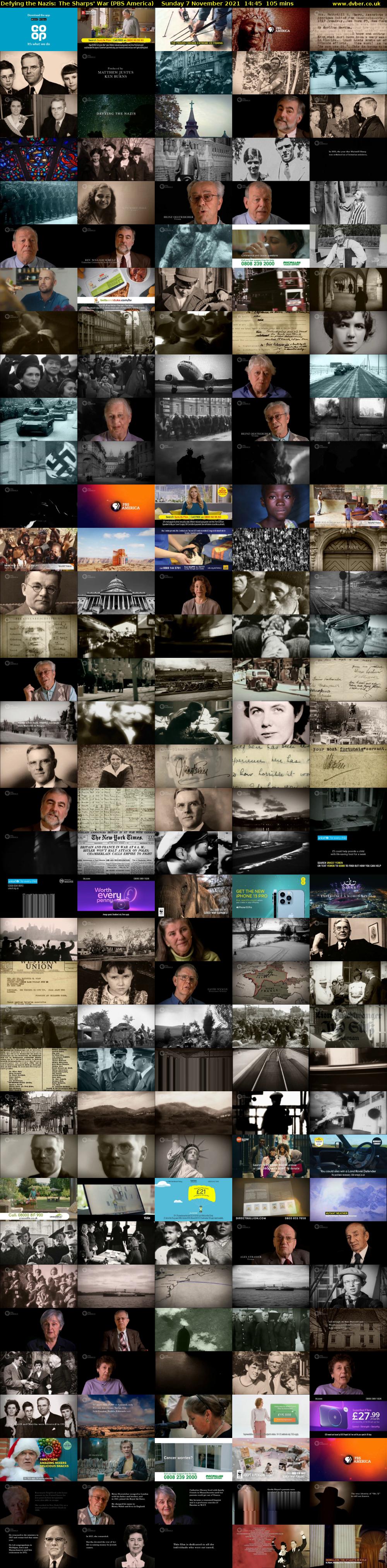 Defying the Nazis: The Sharps' War (PBS America) Sunday 7 November 2021 14:45 - 16:30