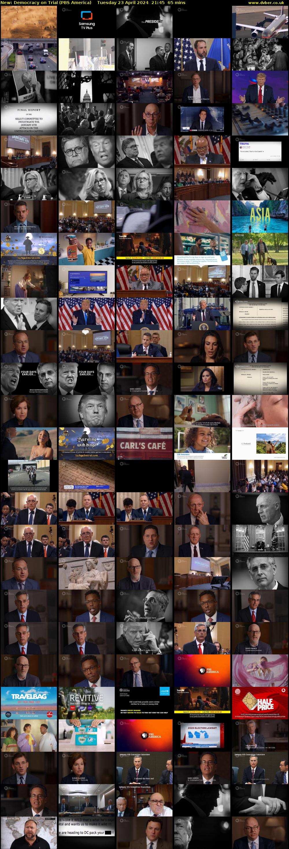 Democracy on Trial (PBS America) Tuesday 23 April 2024 21:45 - 22:50