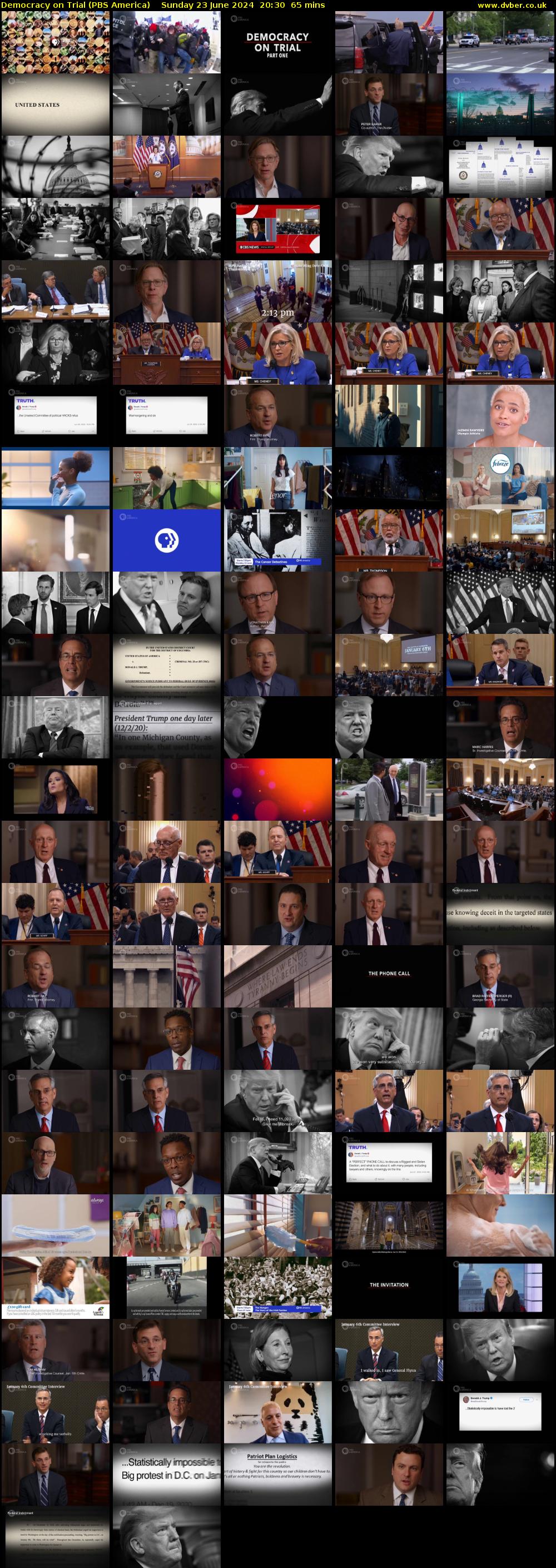 Democracy on Trial (PBS America) Sunday 23 June 2024 20:30 - 21:35