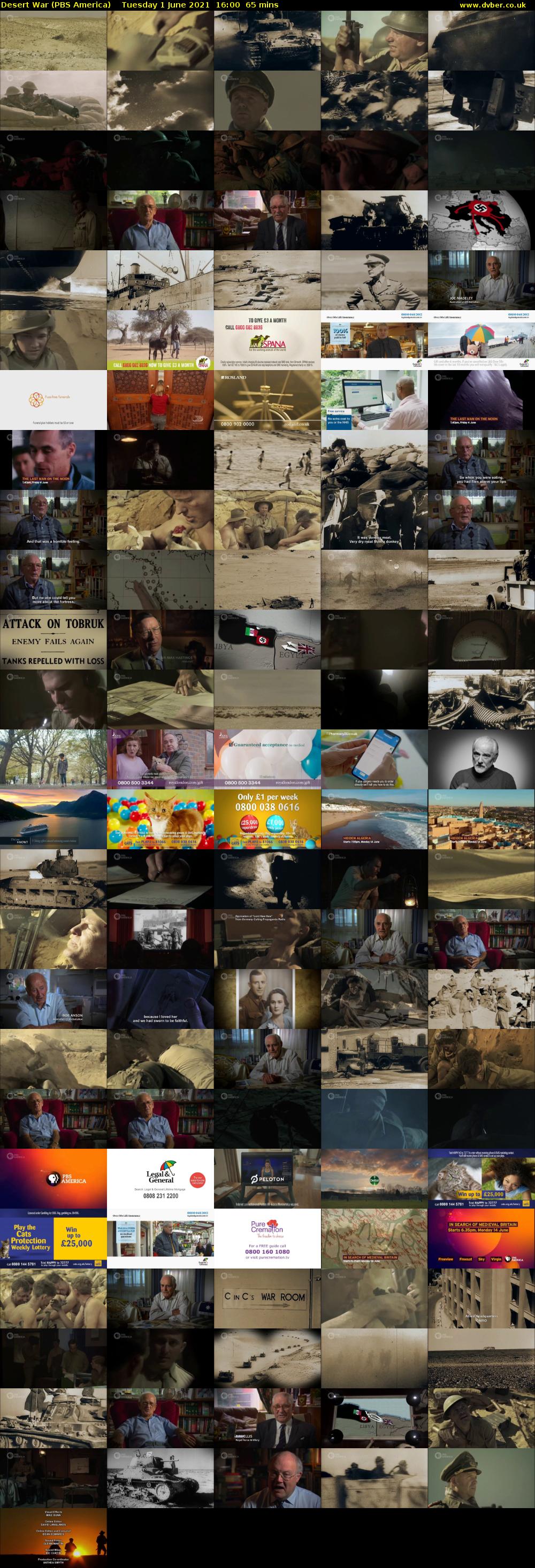 Desert War (PBS America) Tuesday 1 June 2021 16:00 - 17:05
