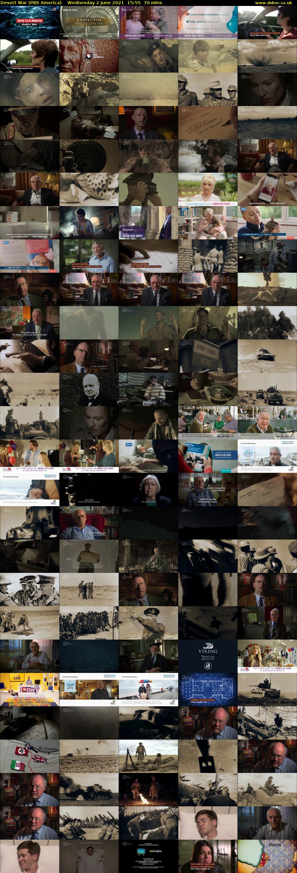 Desert War (PBS America) Wednesday 2 June 2021 15:55 - 17:05