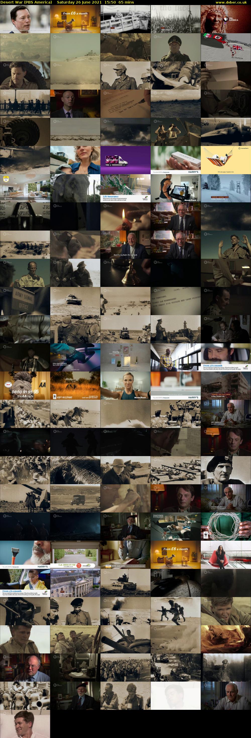 Desert War (PBS America) Saturday 26 June 2021 15:50 - 16:55