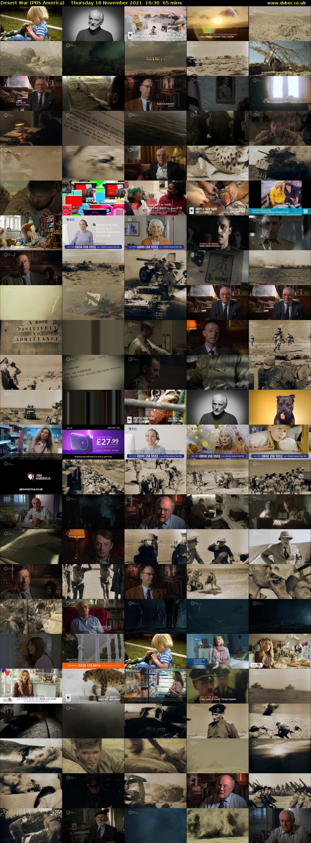 Desert War (PBS America) Thursday 18 November 2021 16:30 - 17:35