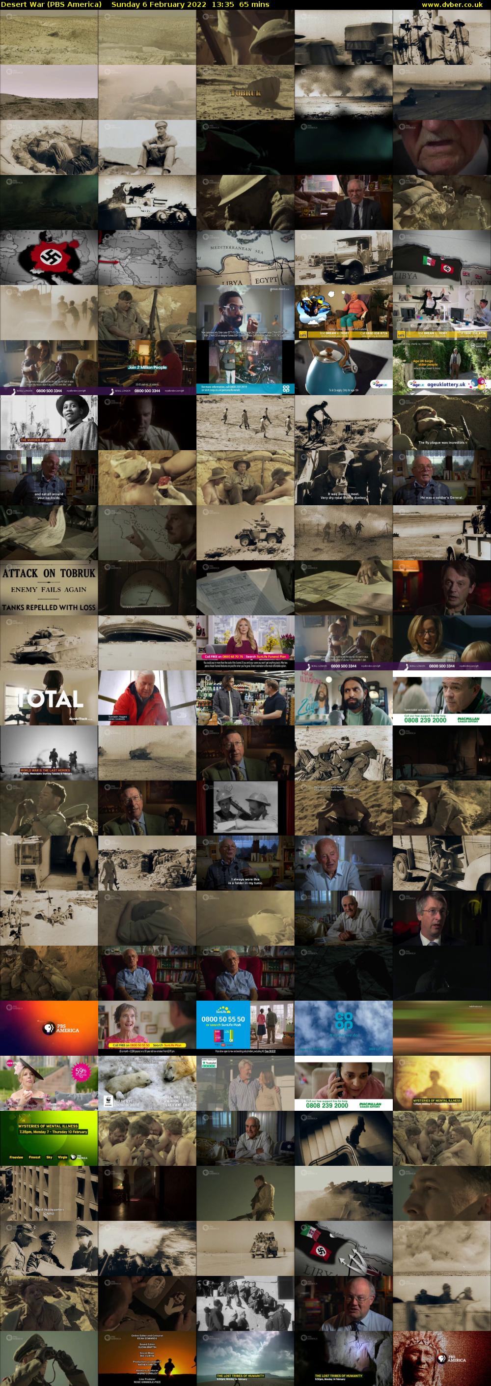 Desert War (PBS America) Sunday 6 February 2022 13:35 - 14:40