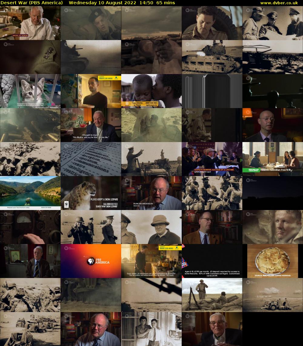 Desert War (PBS America) Wednesday 10 August 2022 14:50 - 15:55