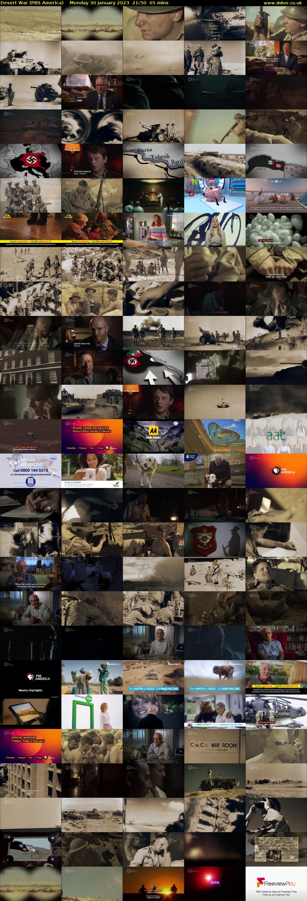 Desert War (PBS America) Monday 30 January 2023 21:50 - 22:55