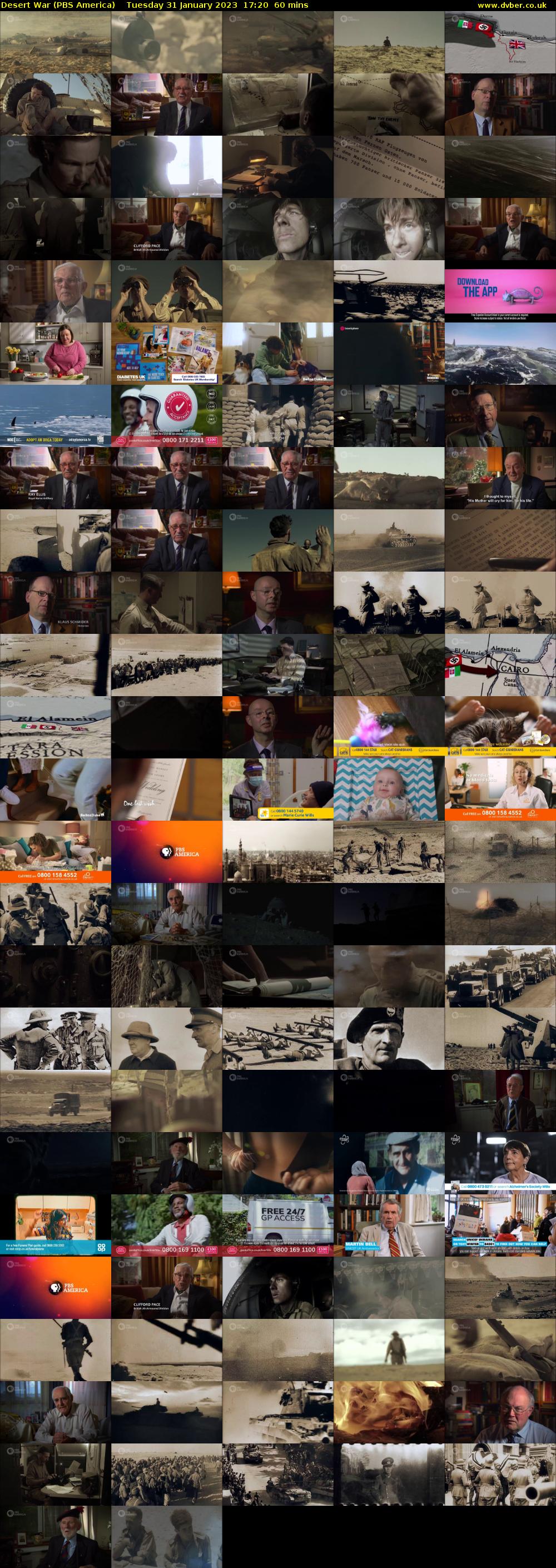 Desert War (PBS America) Tuesday 31 January 2023 17:20 - 18:20