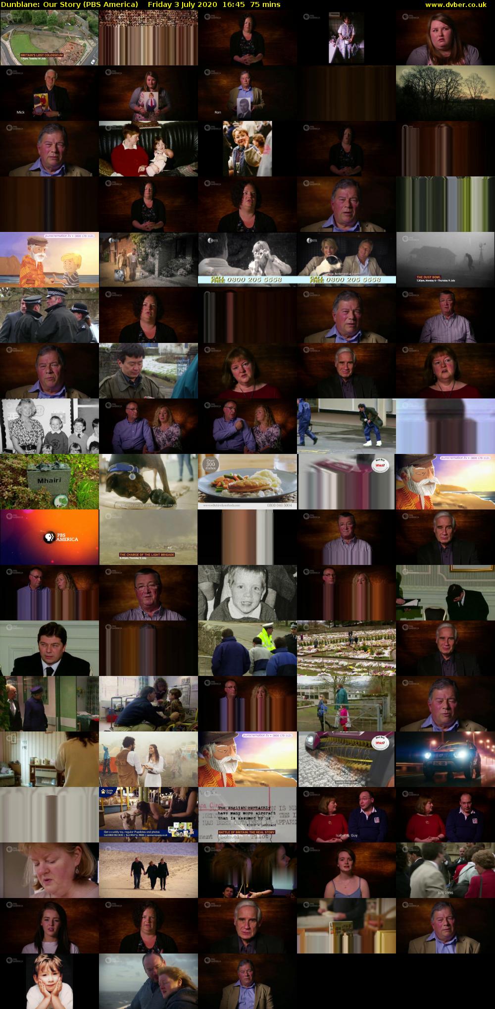 Dunblane: Our Story (PBS America) Friday 3 July 2020 16:45 - 18:00