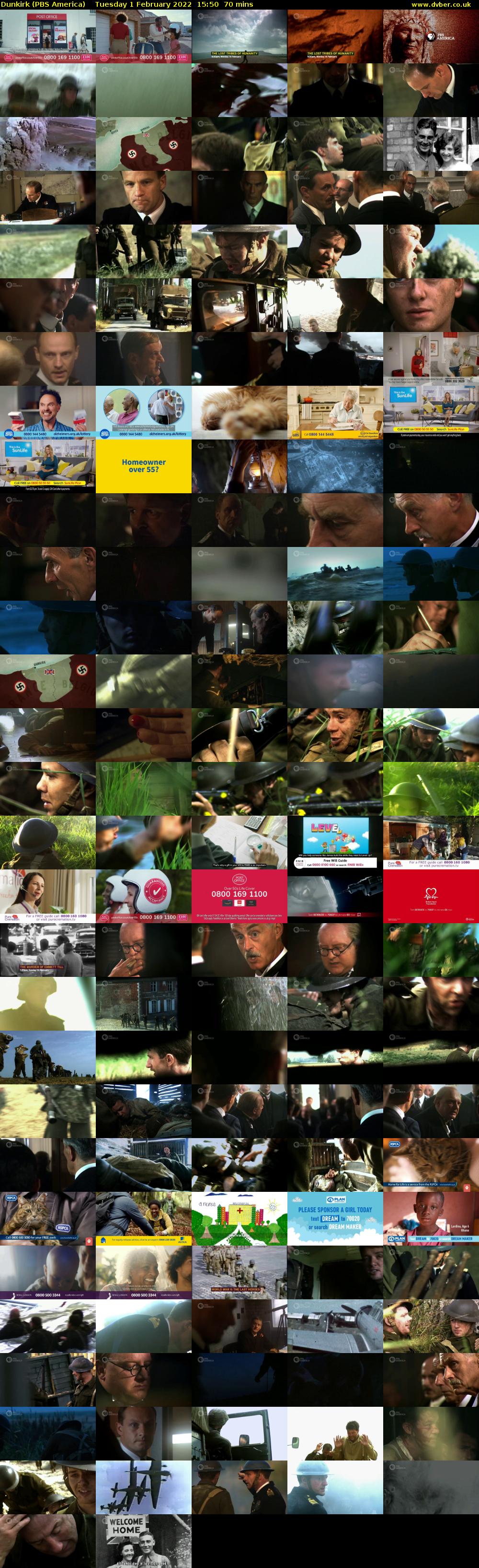 Dunkirk (PBS America) Tuesday 1 February 2022 15:50 - 17:00