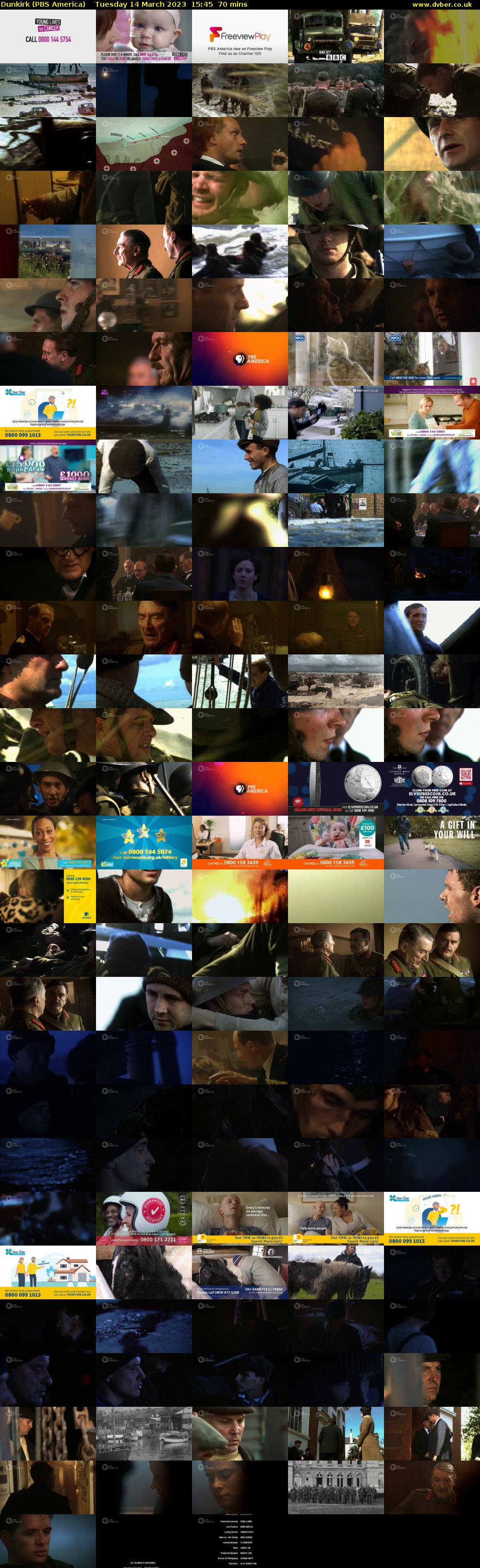 Dunkirk (PBS America) Tuesday 14 March 2023 15:45 - 16:55