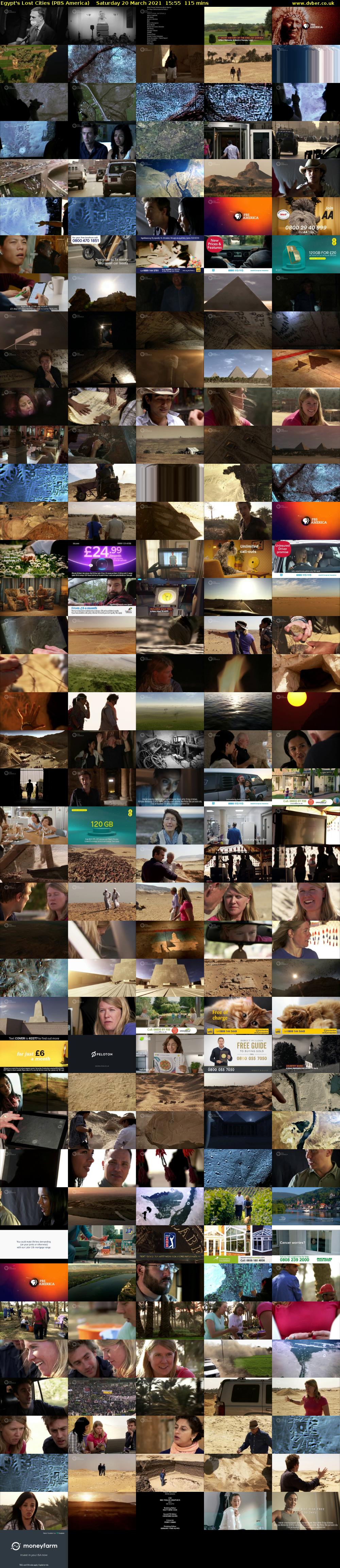 Egypt's Lost Cities (PBS America) Saturday 20 March 2021 15:55 - 17:50