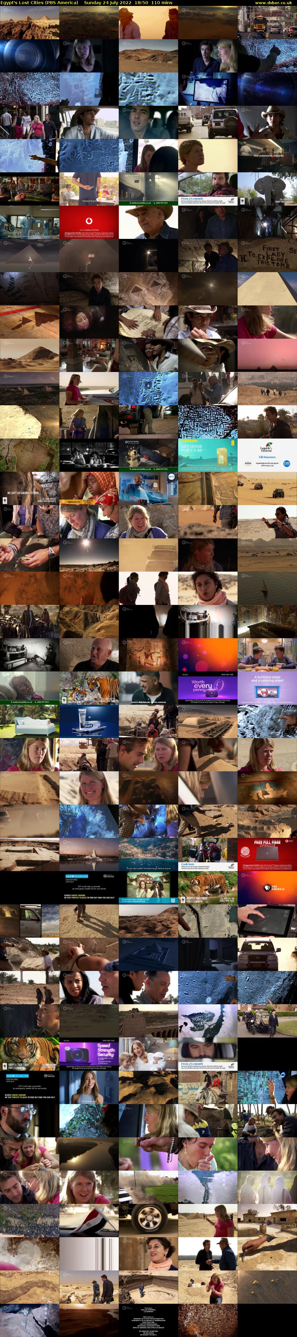 Egypt's Lost Cities (PBS America) Sunday 24 July 2022 18:50 - 20:40
