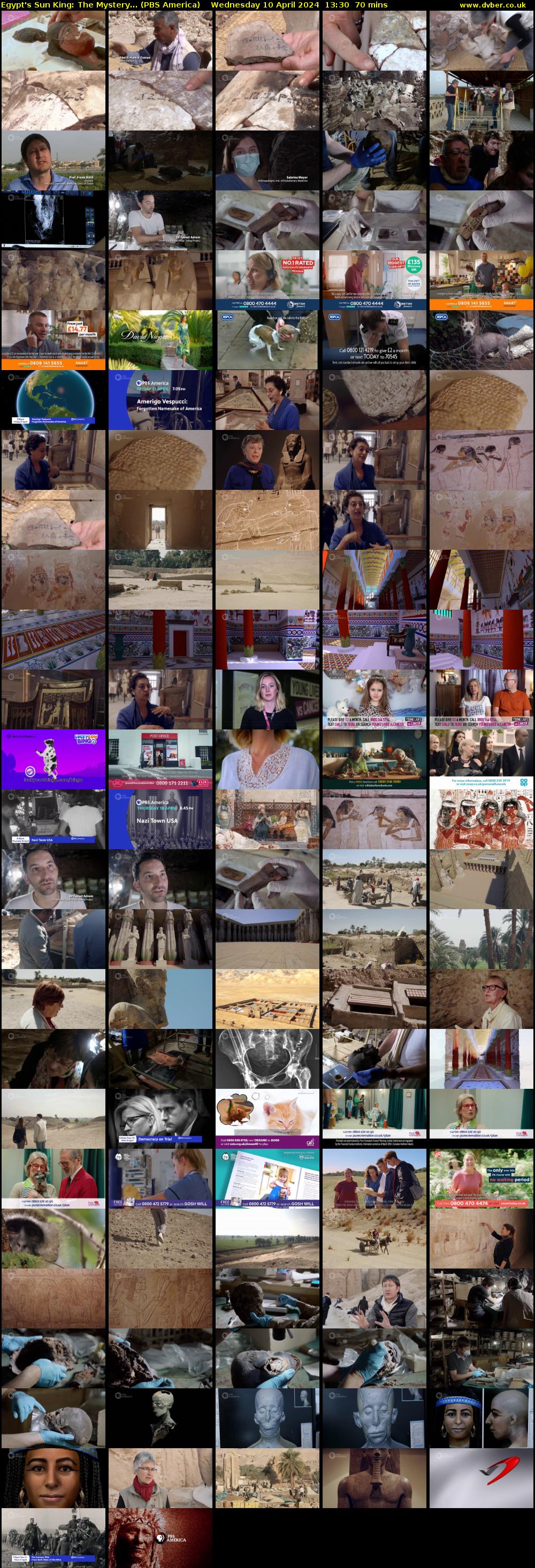 Egypt's Sun King: The Mystery... (PBS America) Wednesday 10 April 2024 13:30 - 14:40