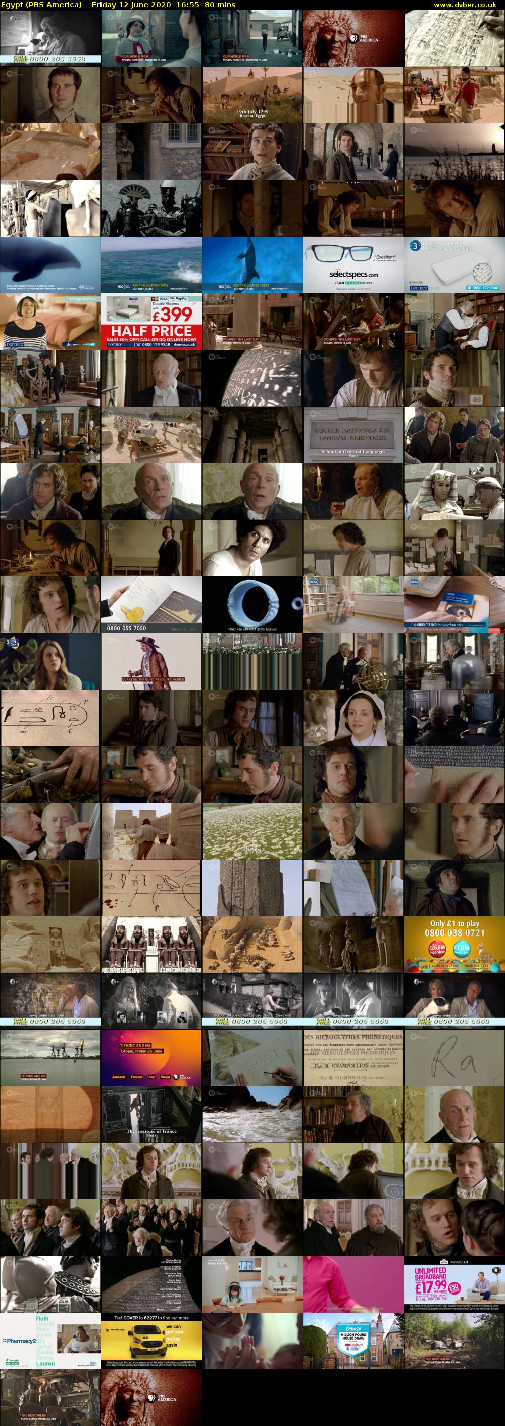 Egypt (PBS America) Friday 12 June 2020 16:55 - 18:15