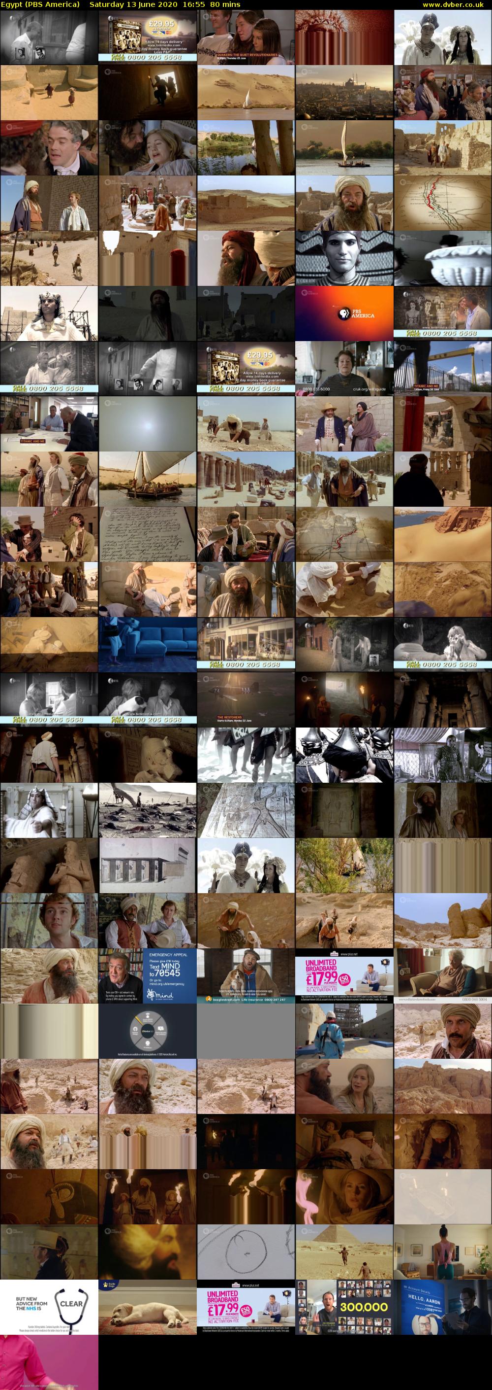 Egypt (PBS America) Saturday 13 June 2020 16:55 - 18:15