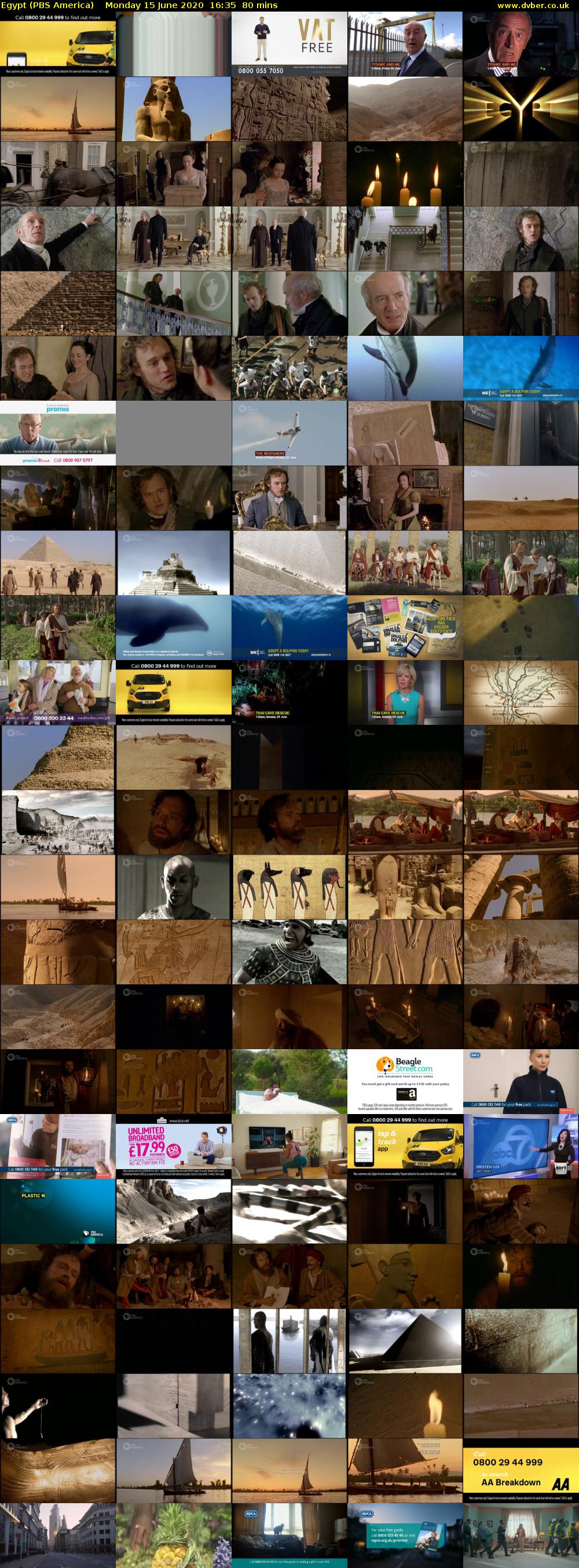 Egypt (PBS America) Monday 15 June 2020 16:35 - 17:55