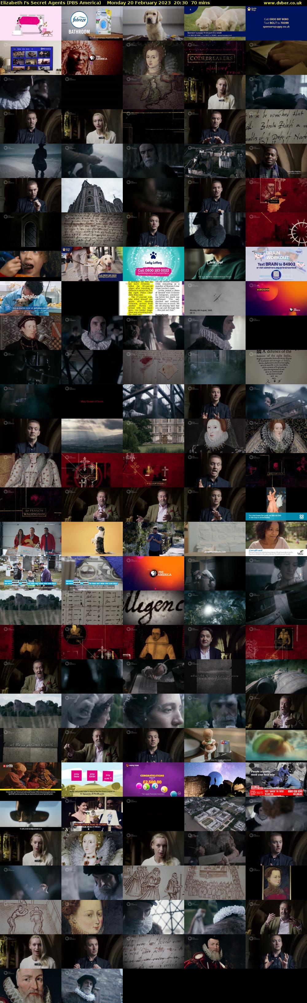 Elizabeth I's Secret Agents (PBS America) Monday 20 February 2023 20:30 - 21:40