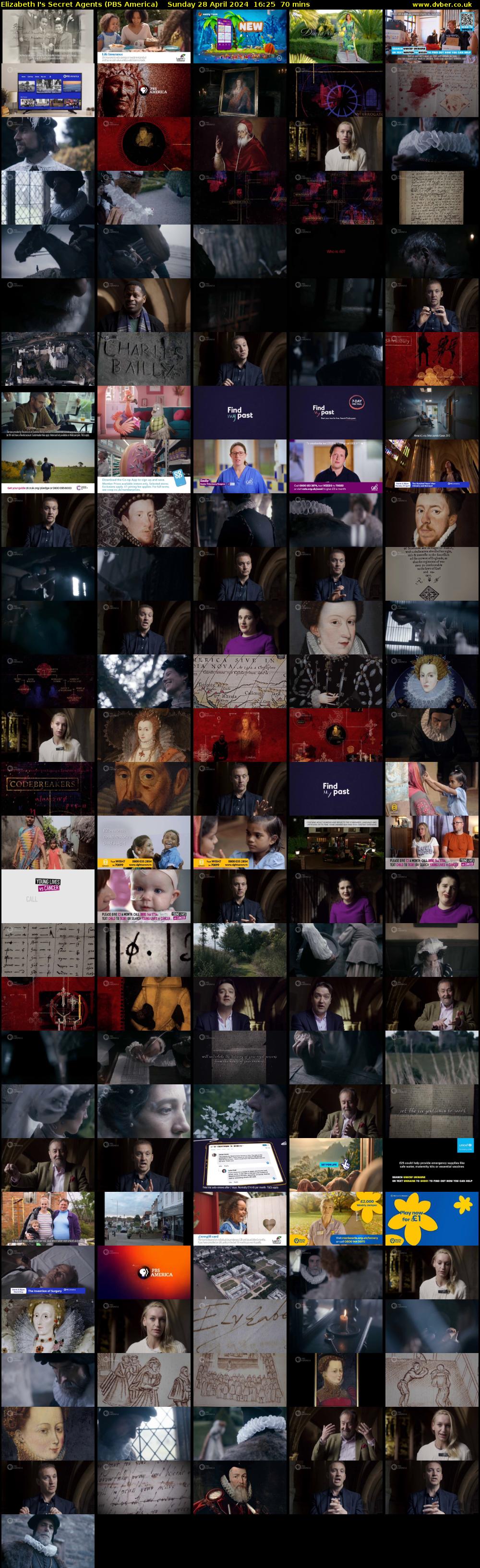 Elizabeth I's Secret Agents (PBS America) Sunday 28 April 2024 16:25 - 17:35