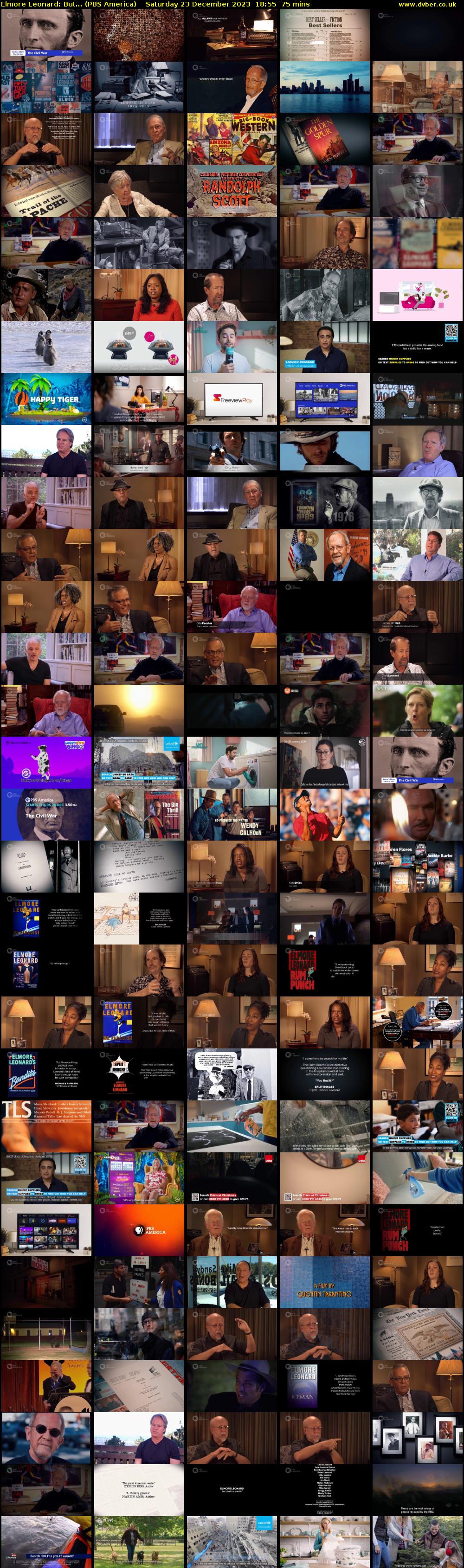 Elmore Leonard: But... (PBS America) Saturday 23 December 2023 18:55 - 20:10