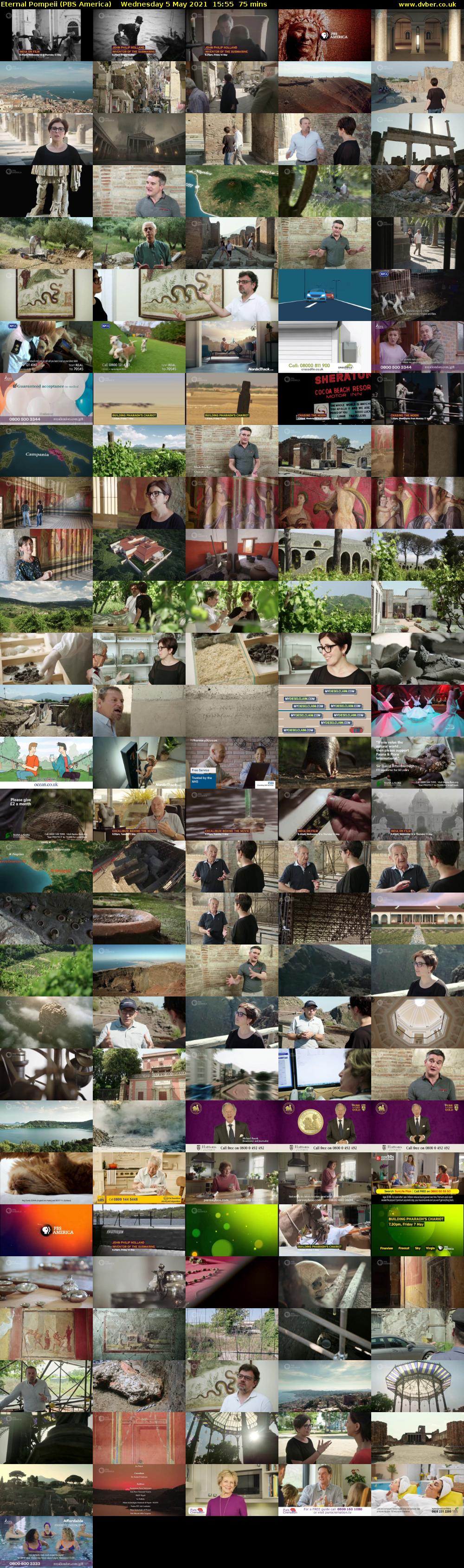 Eternal Pompeii (PBS America) Wednesday 5 May 2021 15:55 - 17:10