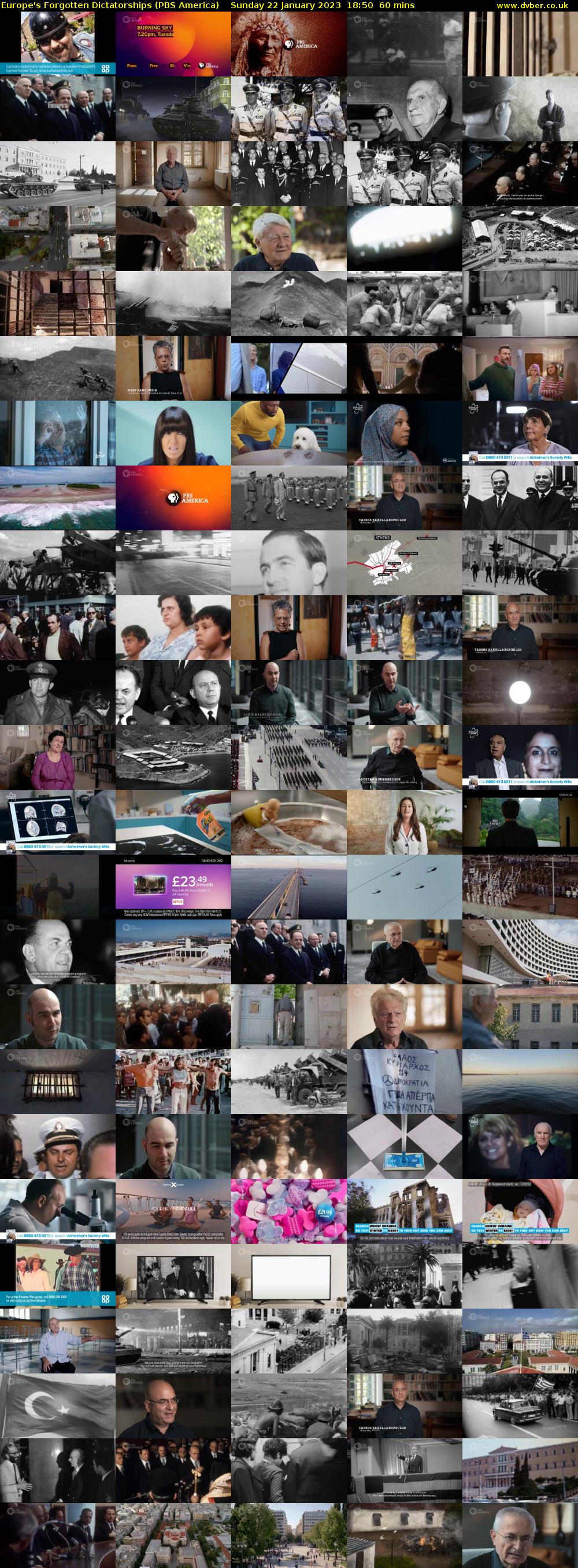 Europe's Forgotten Dictatorships (PBS America) Sunday 22 January 2023 18:50 - 19:50