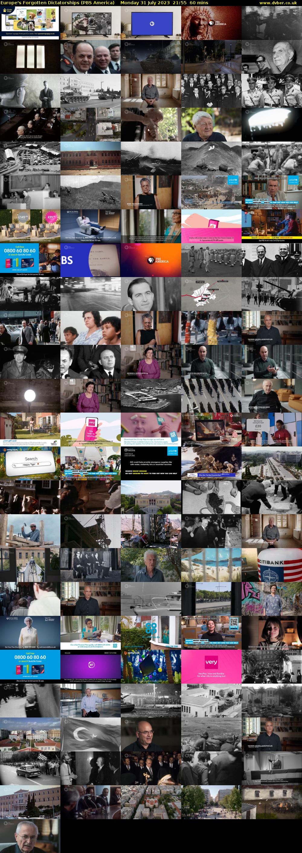 Europe's Forgotten Dictatorships (PBS America) Monday 31 July 2023 21:55 - 22:55