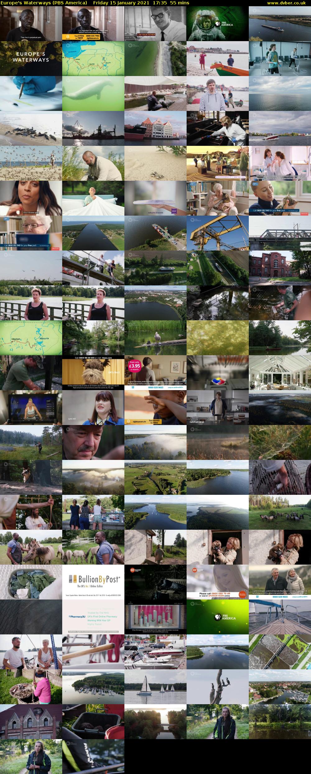 Europe's Waterways (PBS America) Friday 15 January 2021 17:35 - 18:30