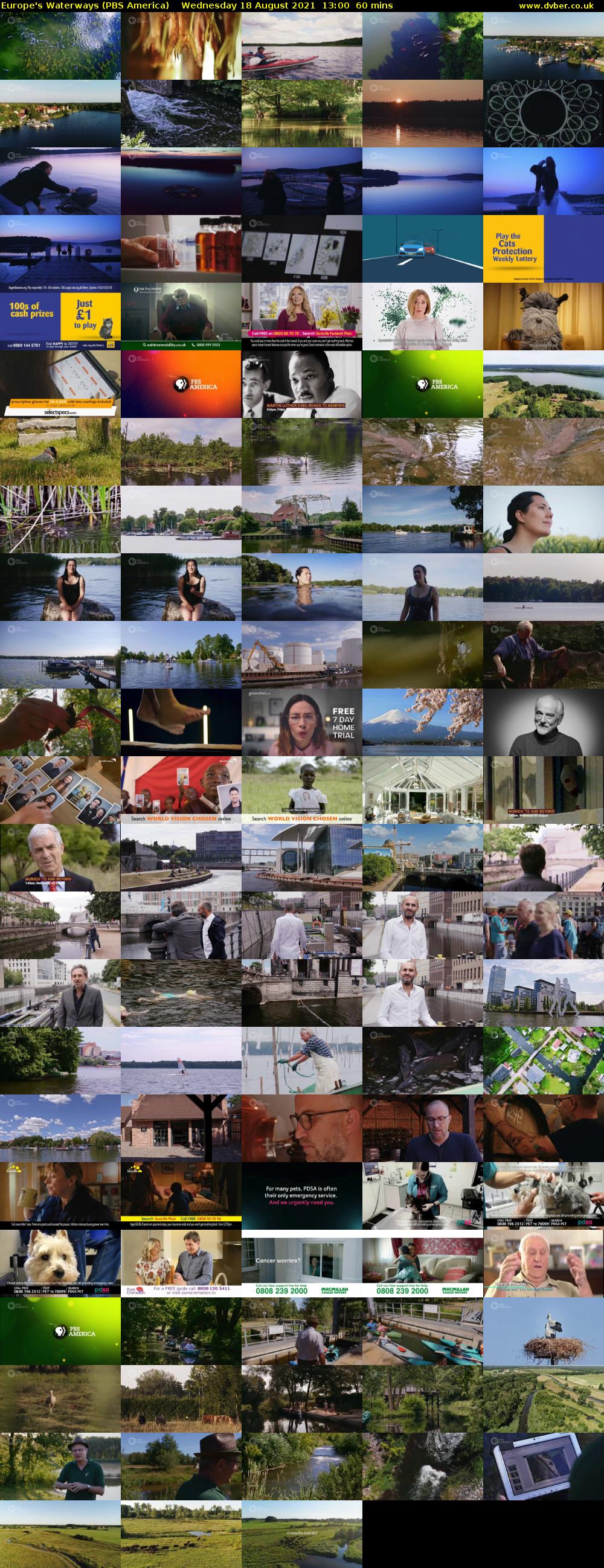 Europe's Waterways (PBS America) Wednesday 18 August 2021 13:00 - 14:00