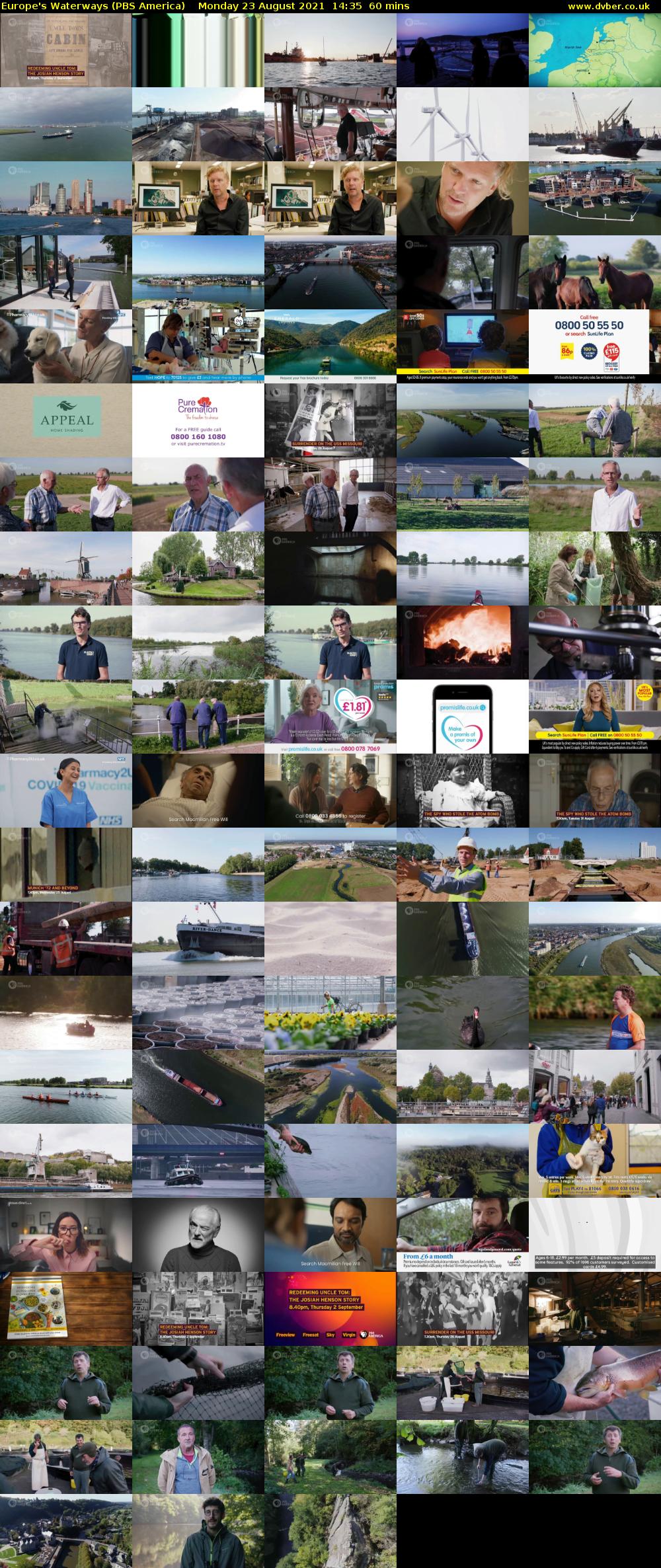 Europe's Waterways (PBS America) Monday 23 August 2021 14:35 - 15:35