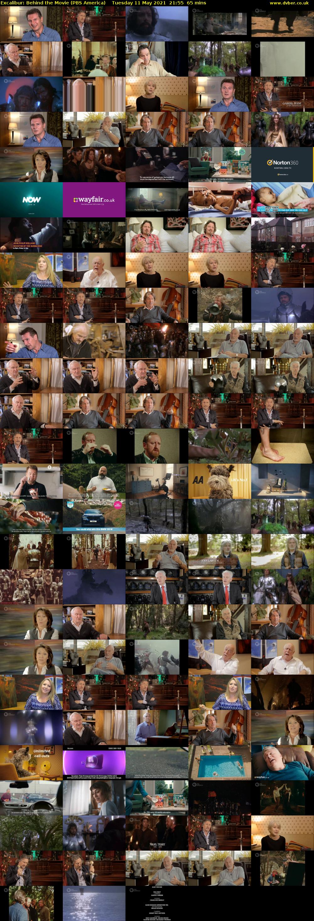 Excalibur: Behind the Movie (PBS America) Tuesday 11 May 2021 21:55 - 23:00