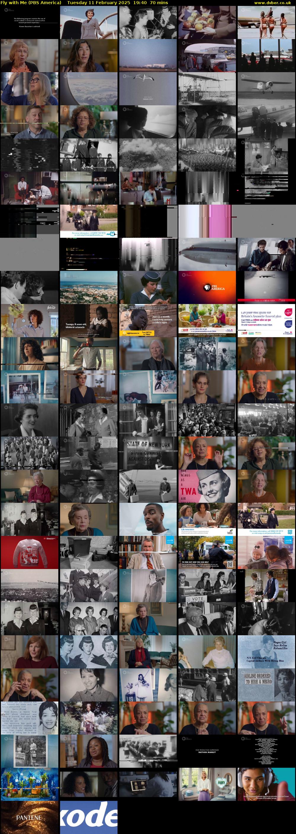 Fly with Me (PBS America) Tuesday 11 February 2025 19:40 - 20:50