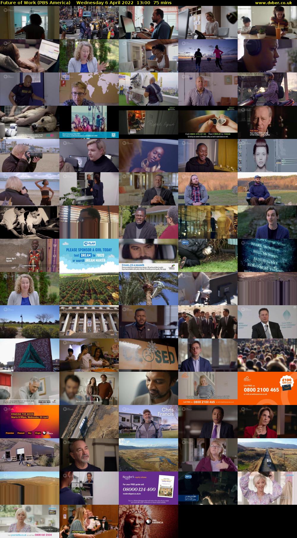 Future of Work (PBS America) Wednesday 6 April 2022 13:00 - 14:15