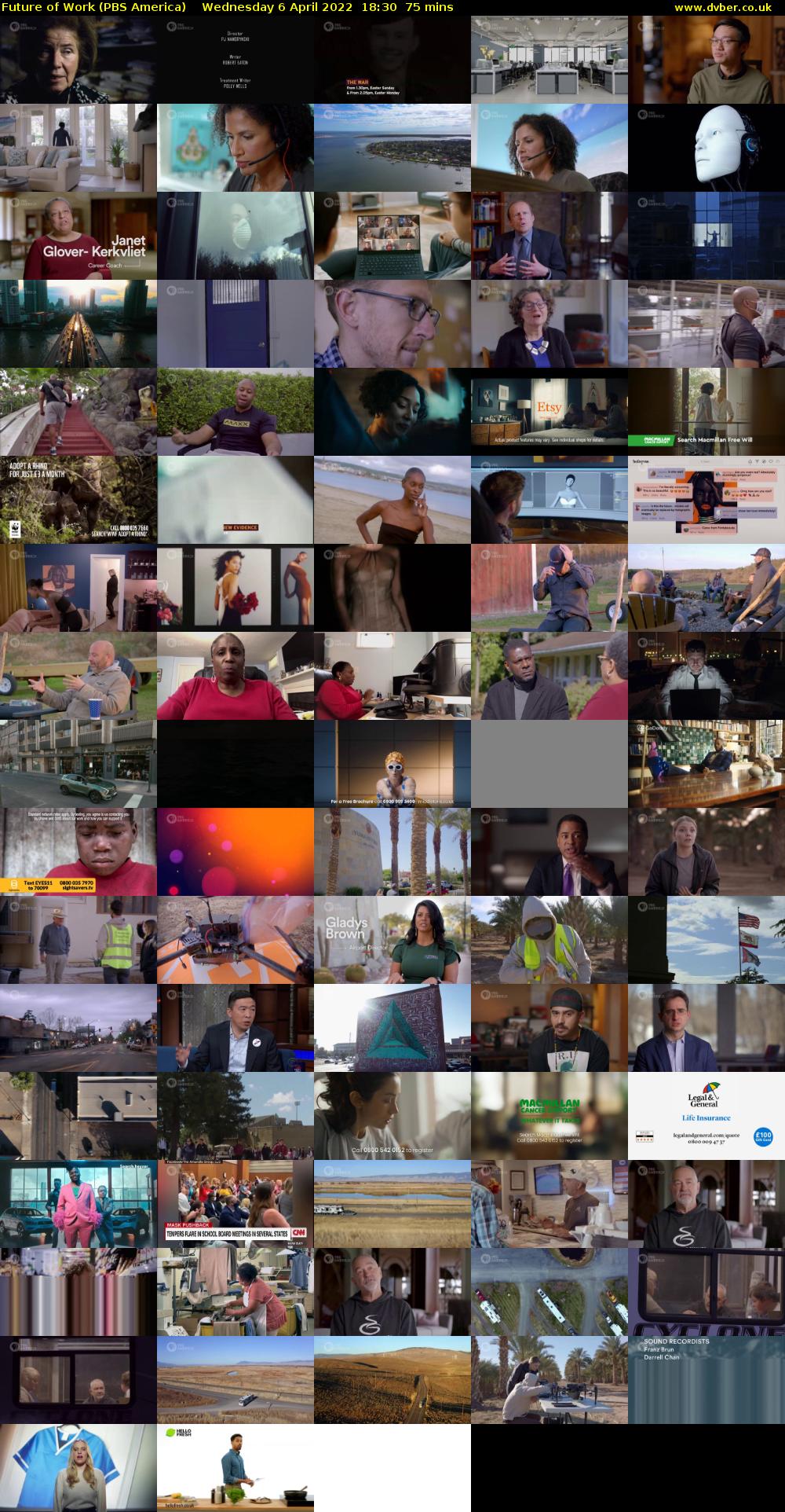 Future of Work (PBS America) Wednesday 6 April 2022 18:30 - 19:45