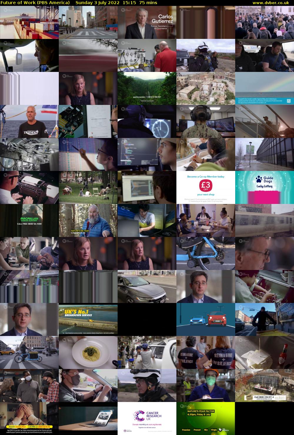 Future of Work (PBS America) Sunday 3 July 2022 15:15 - 16:30