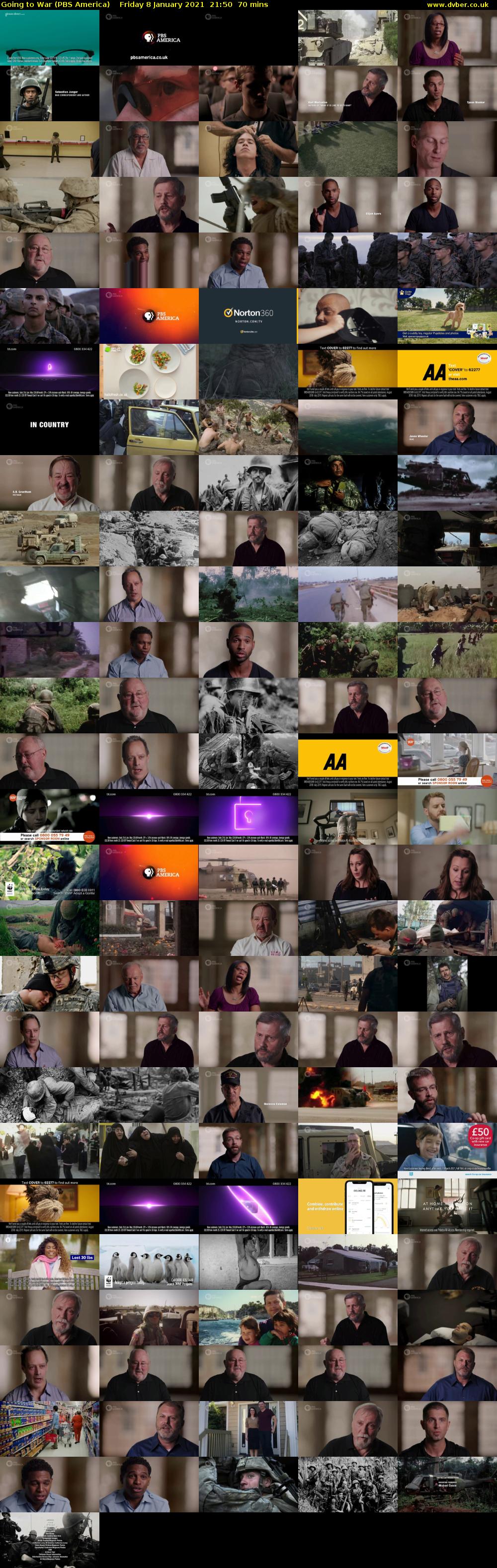 Going to War (PBS America) Friday 8 January 2021 21:50 - 23:00
