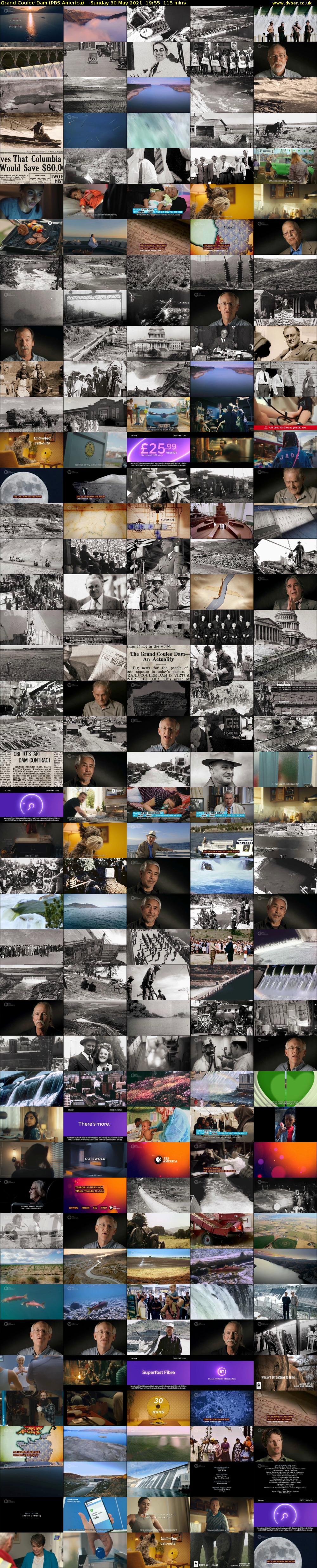 Grand Coulee Dam (PBS America) Sunday 30 May 2021 19:55 - 21:50
