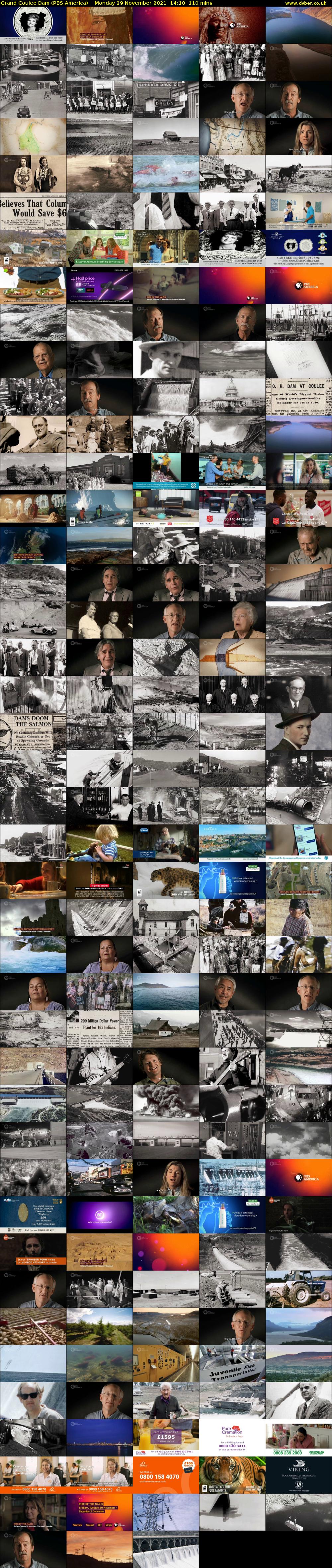 Grand Coulee Dam (PBS America) Monday 29 November 2021 14:10 - 16:00