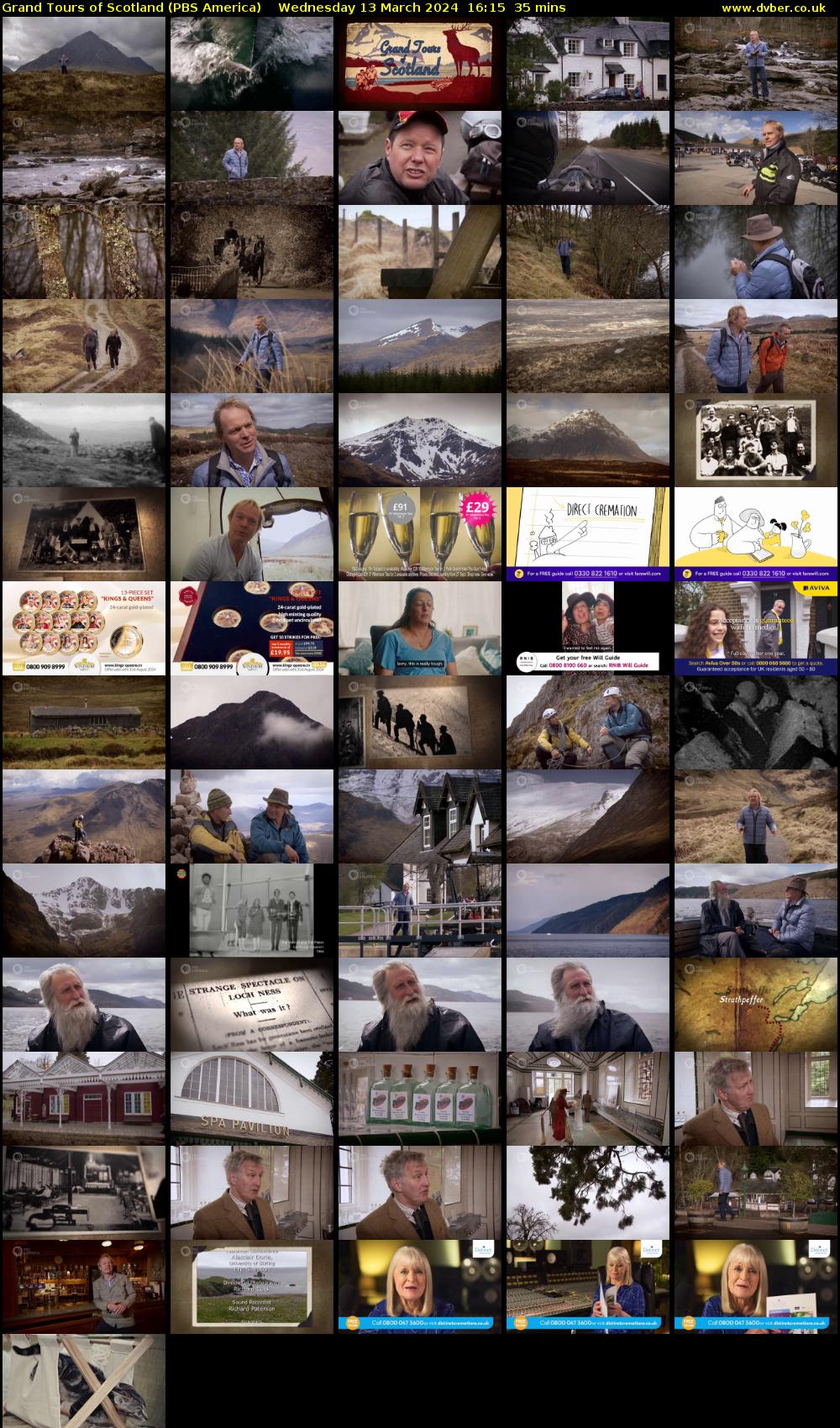 Grand Tours of Scotland (PBS America) Wednesday 13 March 2024 16:15 - 16:50