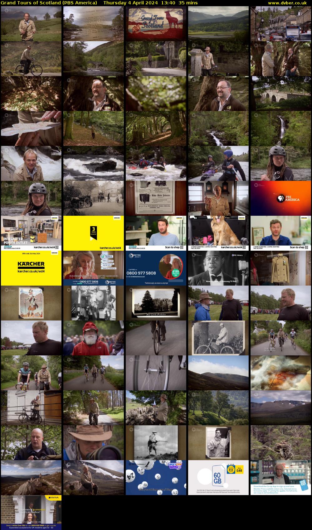 Grand Tours of Scotland (PBS America) Thursday 4 April 2024 13:40 - 14:15