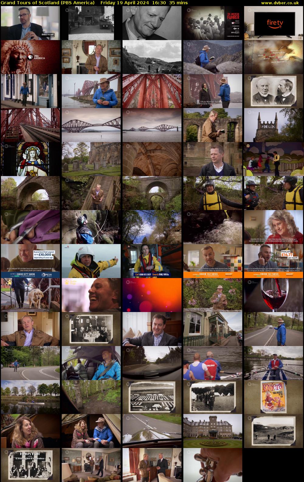 Grand Tours of Scotland (PBS America) Friday 19 April 2024 16:30 - 17:05